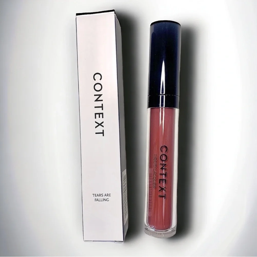 CONTEXT Lip Lacquer in Tears Are Falling (dark mauve) | BRAND NEW FULL SIZE